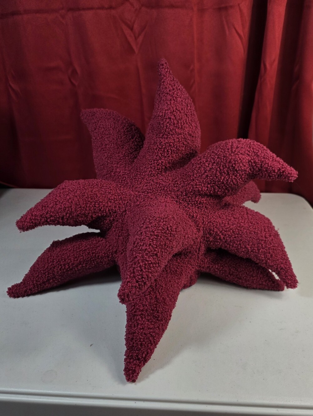 THE SIMPSONS Sideshow Bob Red Star-Shaped Plush Pillow Hair Costume H